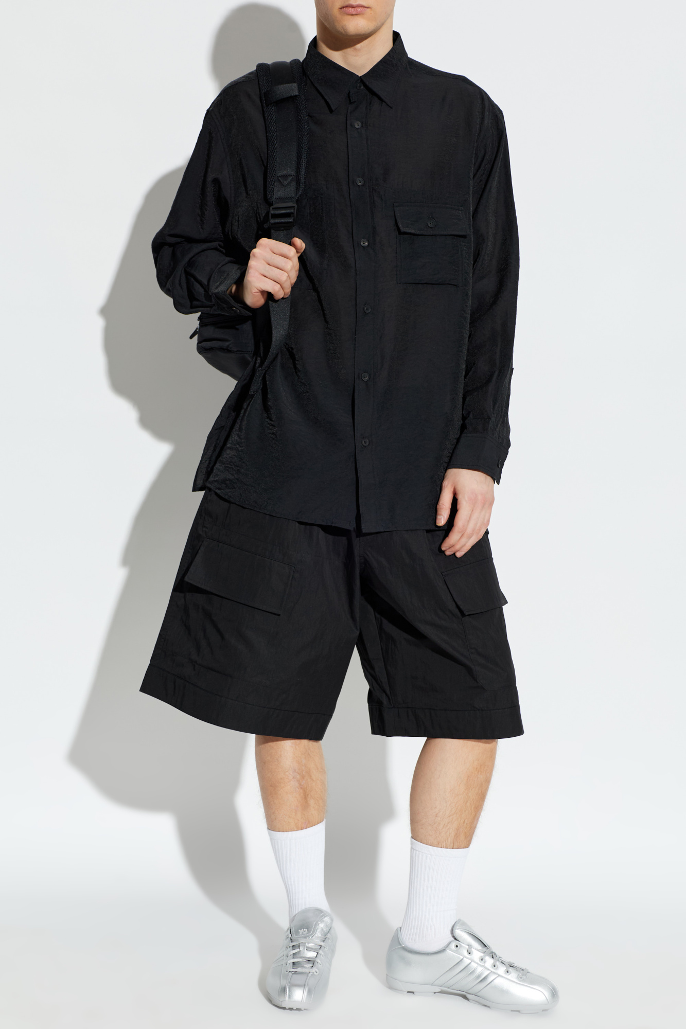 トップス Y-3 Flap Pocket Oversized Shirt 23F/W Y-3 Shirt with pockets | Men's | Vitkac